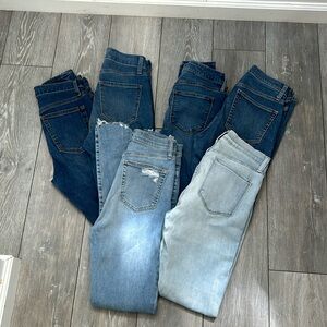 ❗️BUNDLE of 6 GAP jeans size 26/2❗️